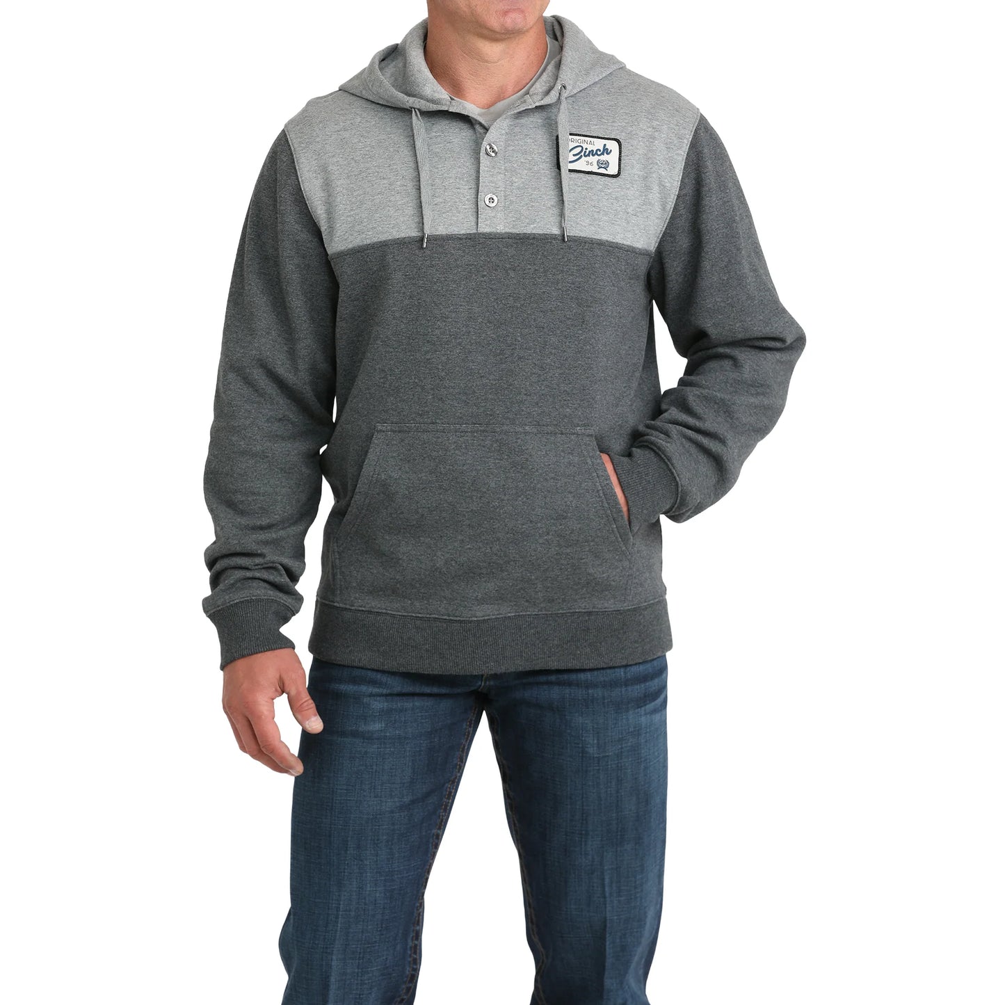 Cinch Men's Pullover Hoodie - Charcoal