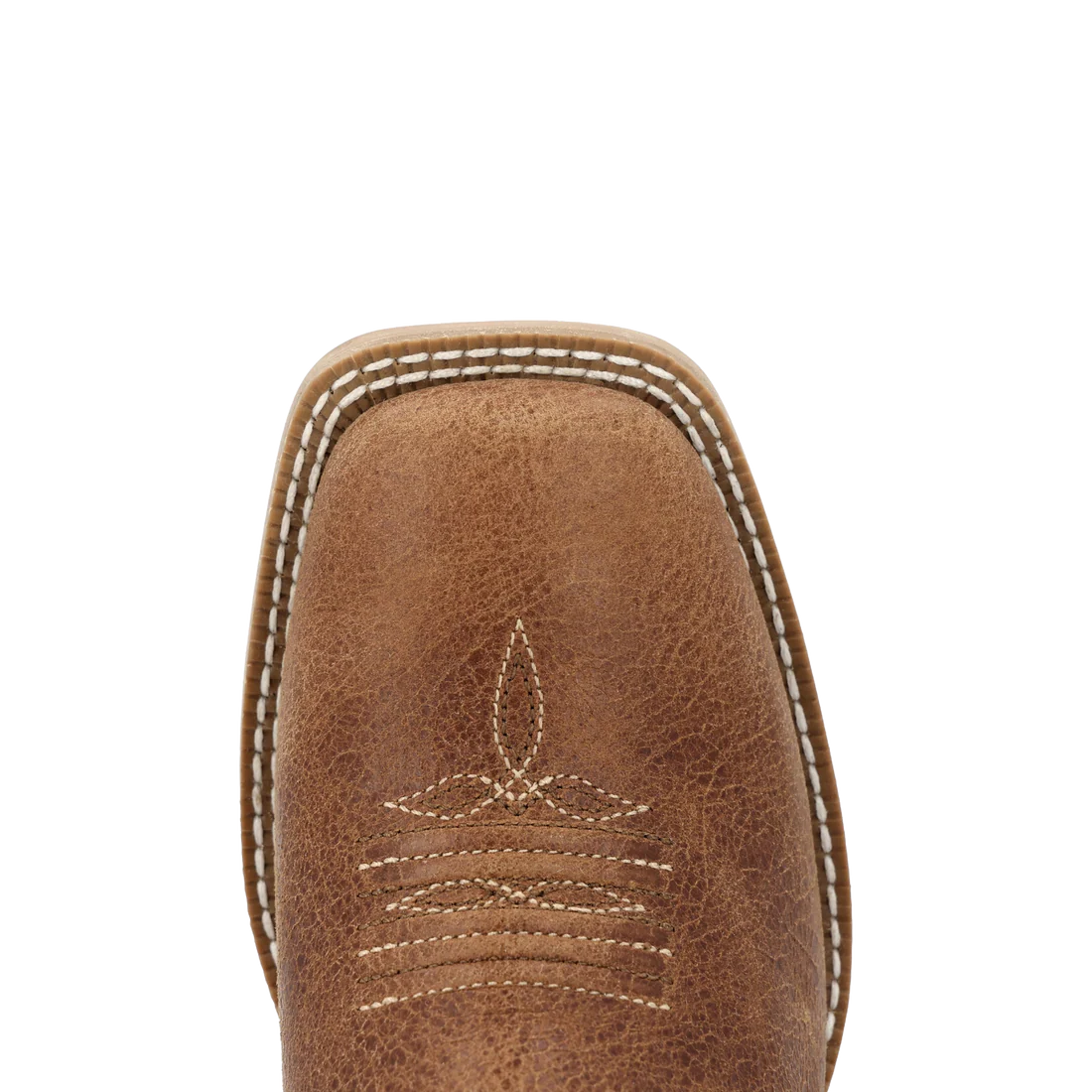 Durango Kids Shyloh 8" Square Toe Western Boot - Honey Tan/Metallic Peach