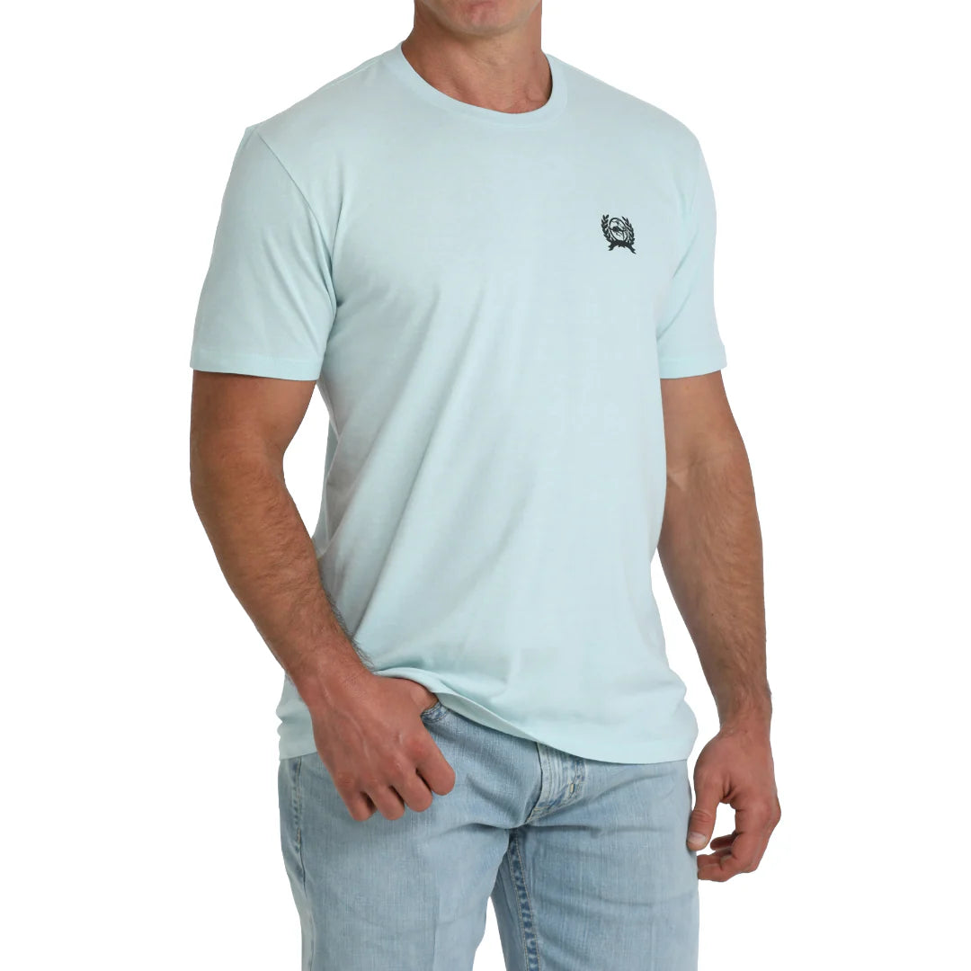 Cinch Men's Short Sleeve Tee Shirt- Green