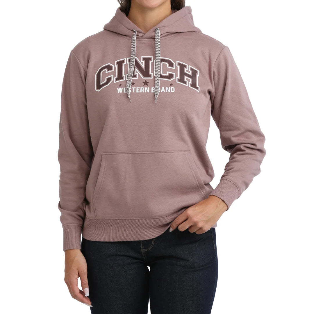 Cinch Women's Long Sleeve Hoodie- Lilac
