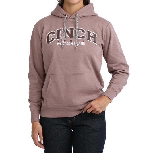 Cinch Women's Long Sleeve Hoodie- Lilac
