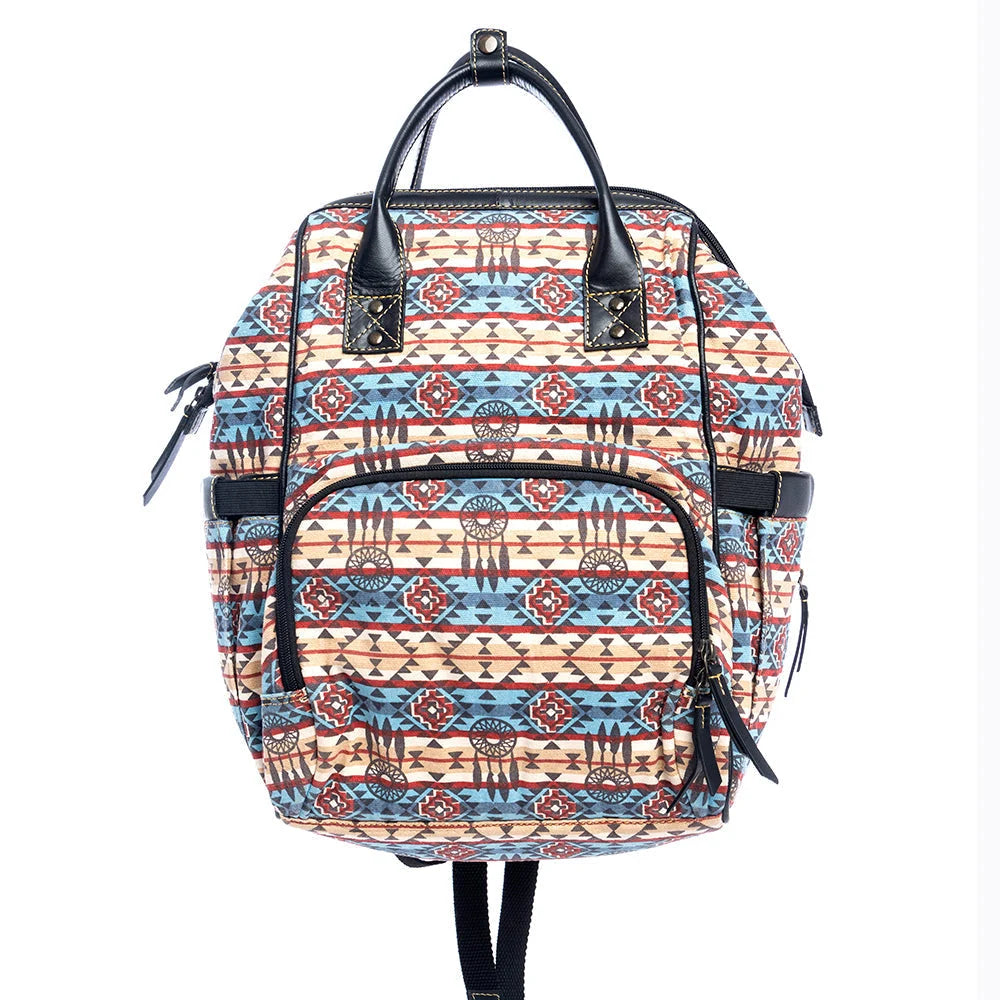Myra Fountain Trail Diaper Bag- Multi