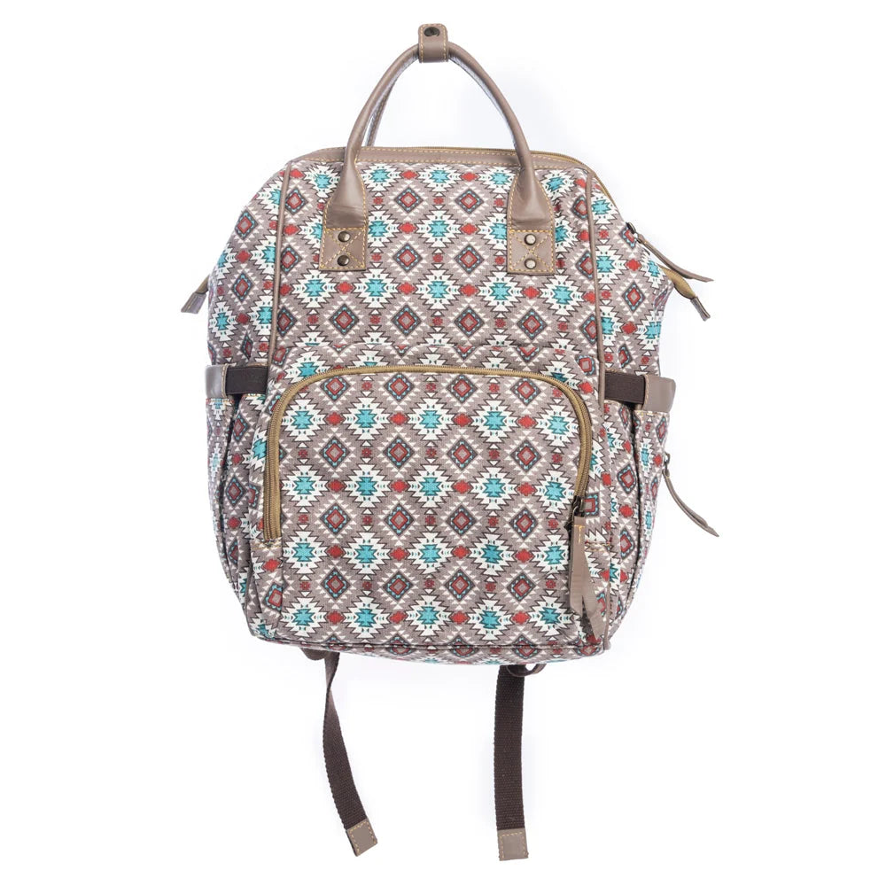 Myra Payson Hill Diaper Bag- Brown