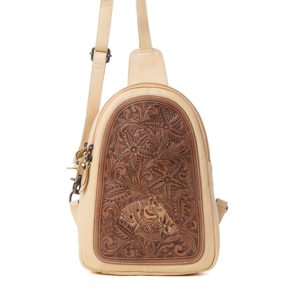 Myra Glorietta Sling Bag- Desert Sand