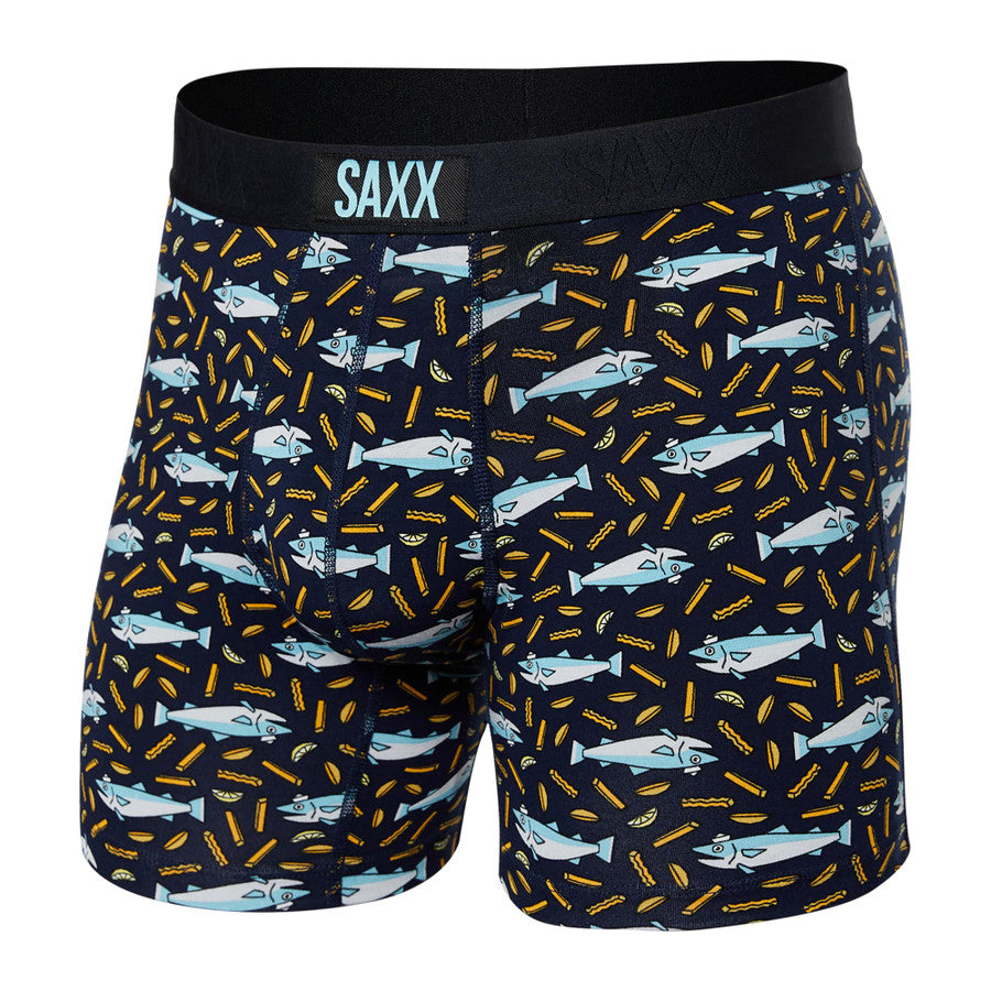 Saxx Men's Vibe Super Soft Boxer Briefs - Patterns