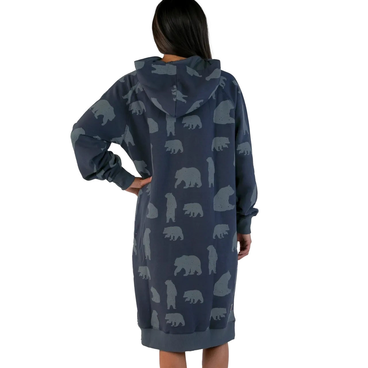 Lazy One Unisex Get Lost Sleep Hoodie- Blue