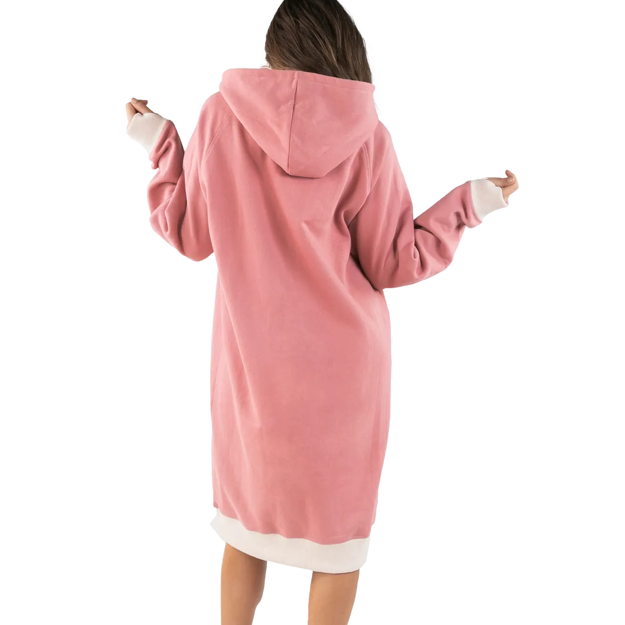 Lazy One Unisex Back to Sleep Hoodie- Pink