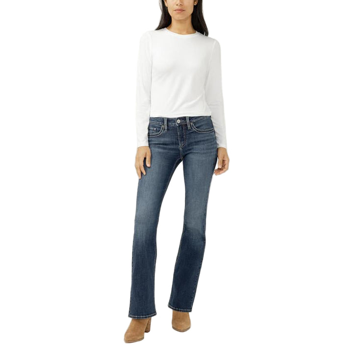 Silver Suki Midrise  Bootcut Jeans- Sutton - Irvine Tack &amp; Western Wear