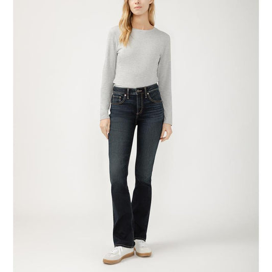 Silver Women's Avery High Rise  Slim Boot Cut Jean- Dakota