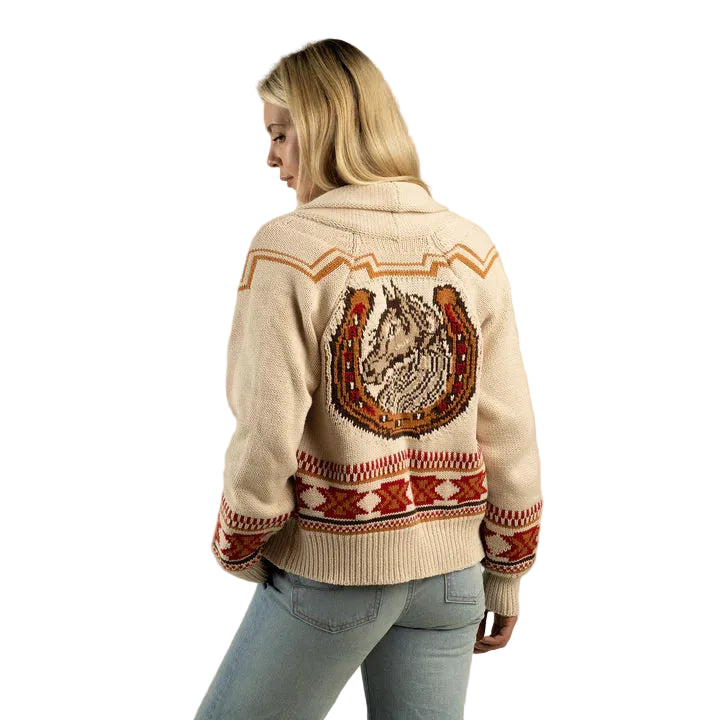 Sendero Women's Cimarron Cardigan - Ivory - Irvine Tack & Western Wear