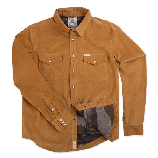 Sendero Men's Desperado Shacket - Old Gold