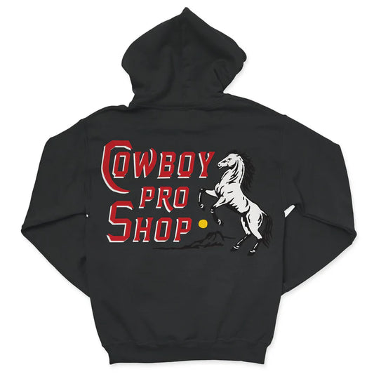 Sendero Men's Cowboy Pro Shop Hoodie - Vintage Black - Irvine Tack & Western Wear