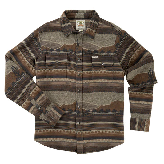 Sendero Men's Boquillas Long Sleeve Shirt - Sonora Brown