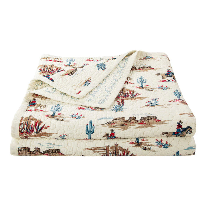 Hi End Accents Desert Trail Reversible Quilt Set- Sandstone