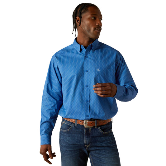Ariat Men's Stratford Classic Long Sleeve Fit Shirt - Royal Blue