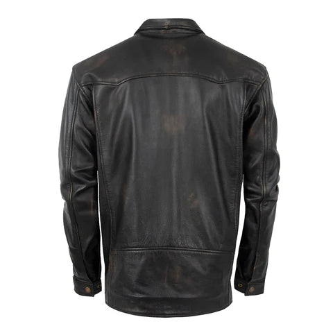 STS Men's Rancher Leather Jacket - Vintage Black