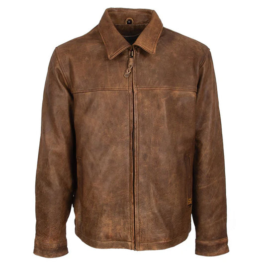STS Youth Rifleman Leather Jacket - Chestnut