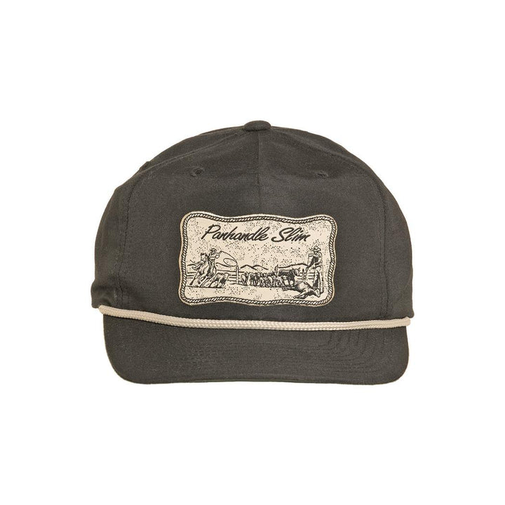 Panhandle Slim Ranch Rope Cap - Black