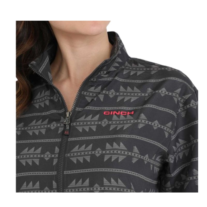 Cinch Women's 1/2 zip Pullover- Grey