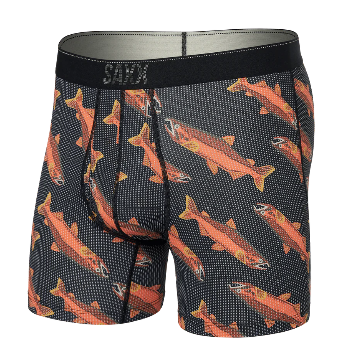 Saxx Men's Quest Quick Dry Mesh Boxer Briefs