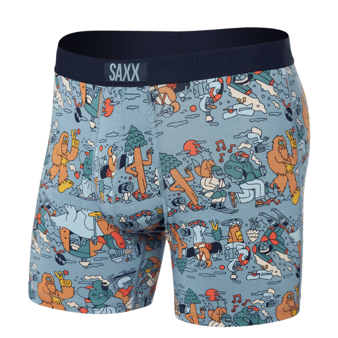 Saxx Men's Vibe Super Soft Boxer Briefs - Patterns