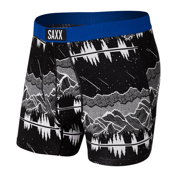 Saxx Men's Vibe Super Soft Boxer Briefs - Patterns