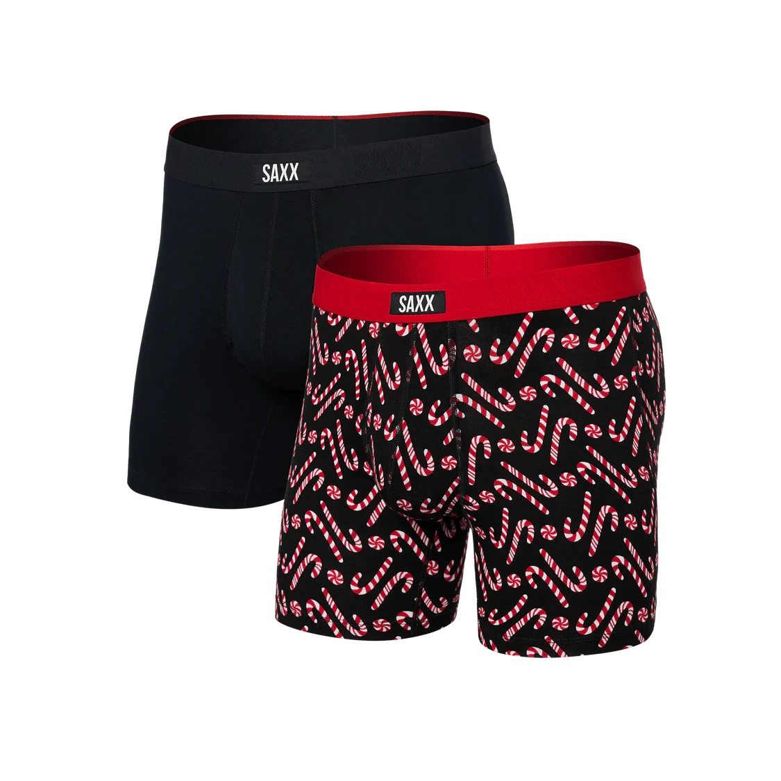 Saxx Men's Vibe Xtra Soft Comfort Boxer Brief 6" (2 Pack)