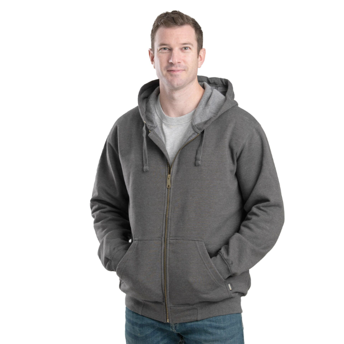 Berne Men's Heritage Full-Zip Hooded Sweatshirt