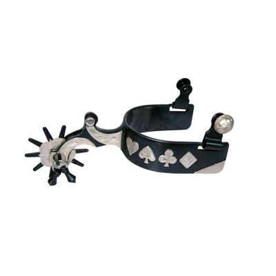 Aime Imports Gambler Show Spurs 1 1/4" Band - Black