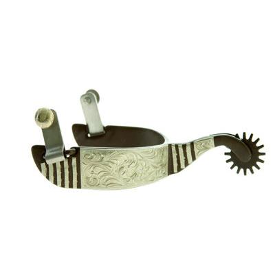 Aime Imports BR Reing Horse Spurs 1 1/4" Band 2 1/4" Shank