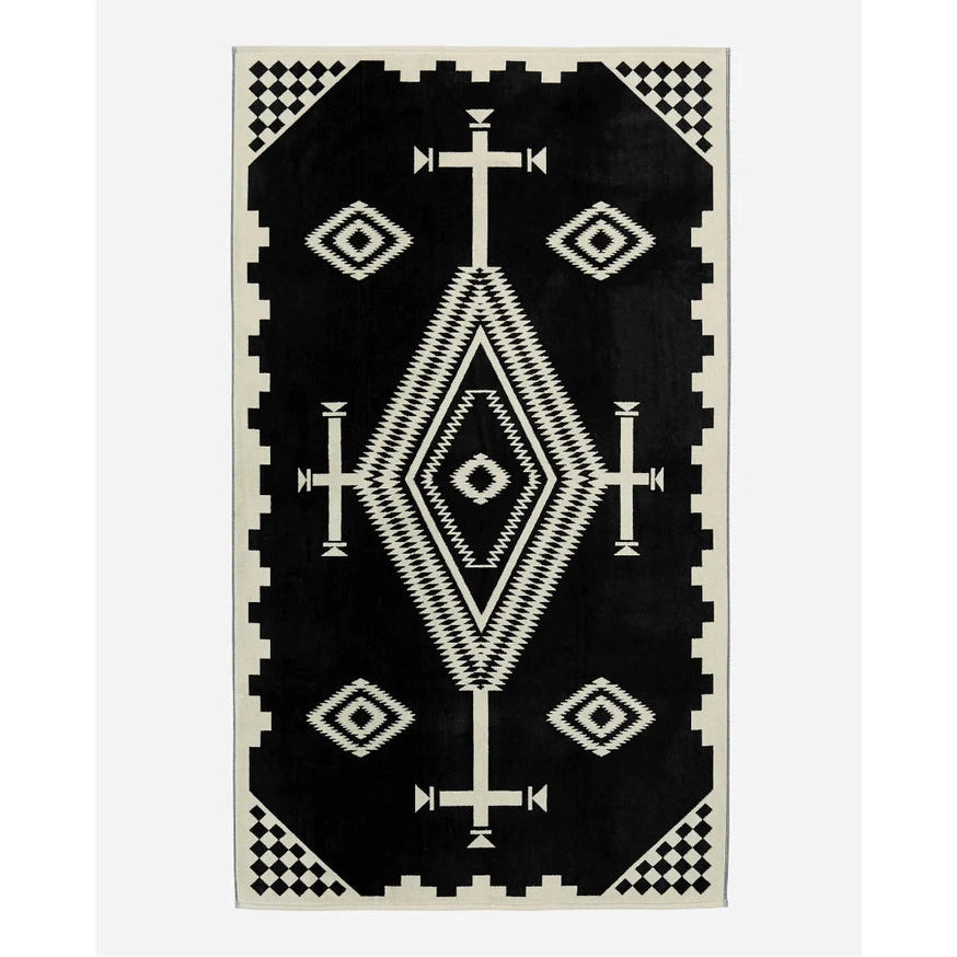 Pendleton Los Ojos Spa Towel Black