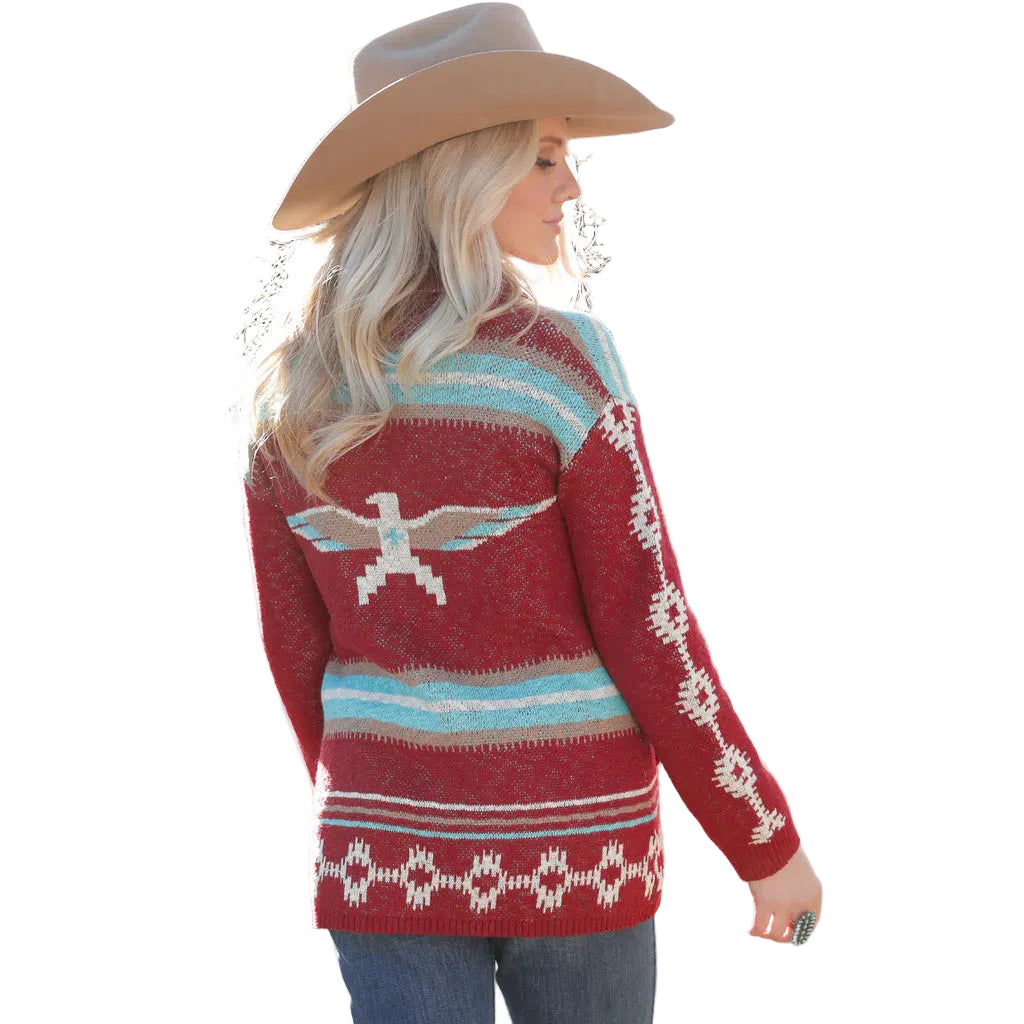 Cruel Women's Carlee Cardigan - Red