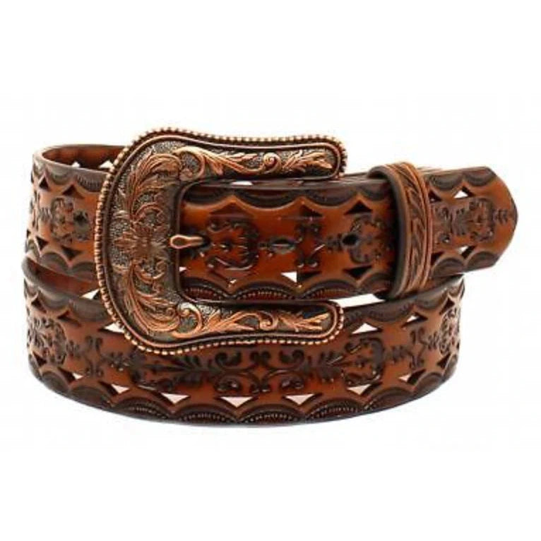 Ariat Women's Designed Leather Pattern Belt