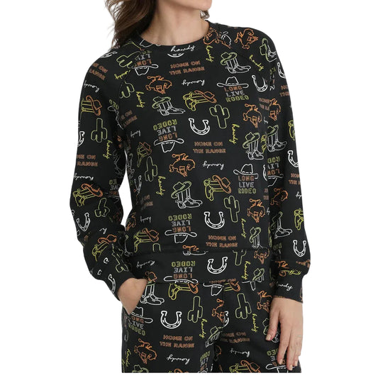Cruel Women's Long Sleeve Live Rodeo Sweatshirt- Black