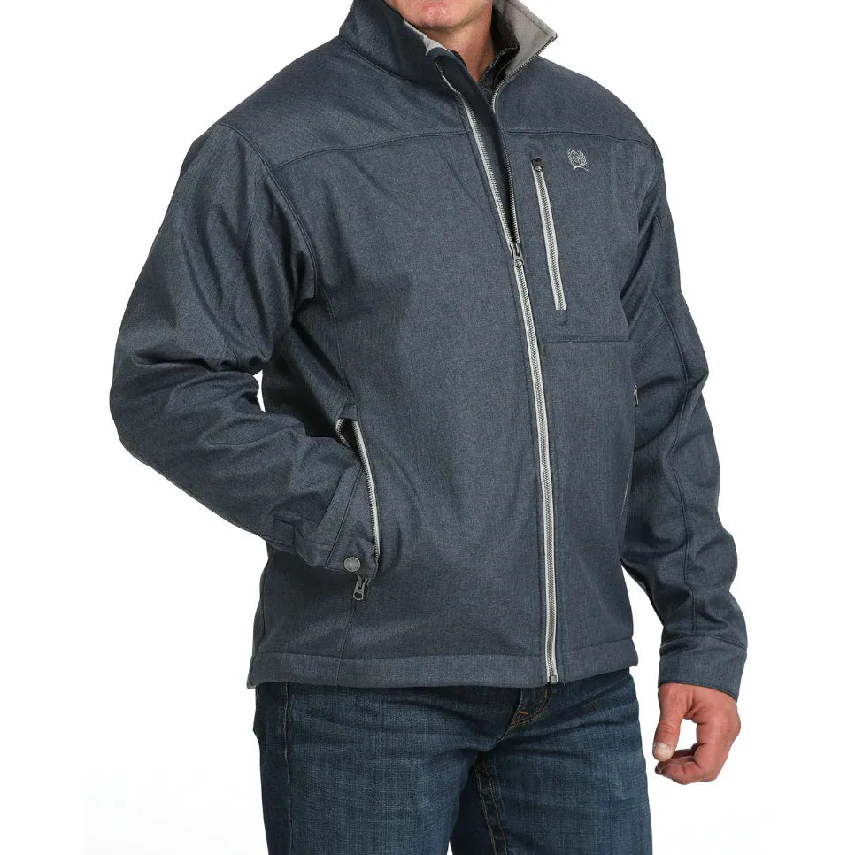 Cinch Mens Bonded Long Sleeve Jacket -Navy