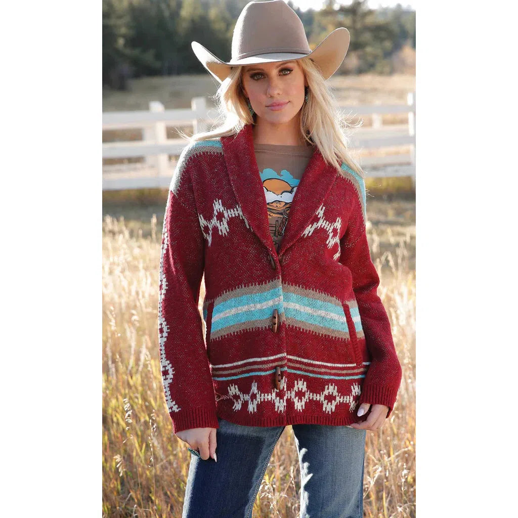 Cruel Women's Carlee Cardigan - Red