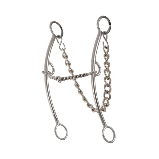 Classic Equine Carol Goostree Twisted Snaffle Long Shank Pickup Bit