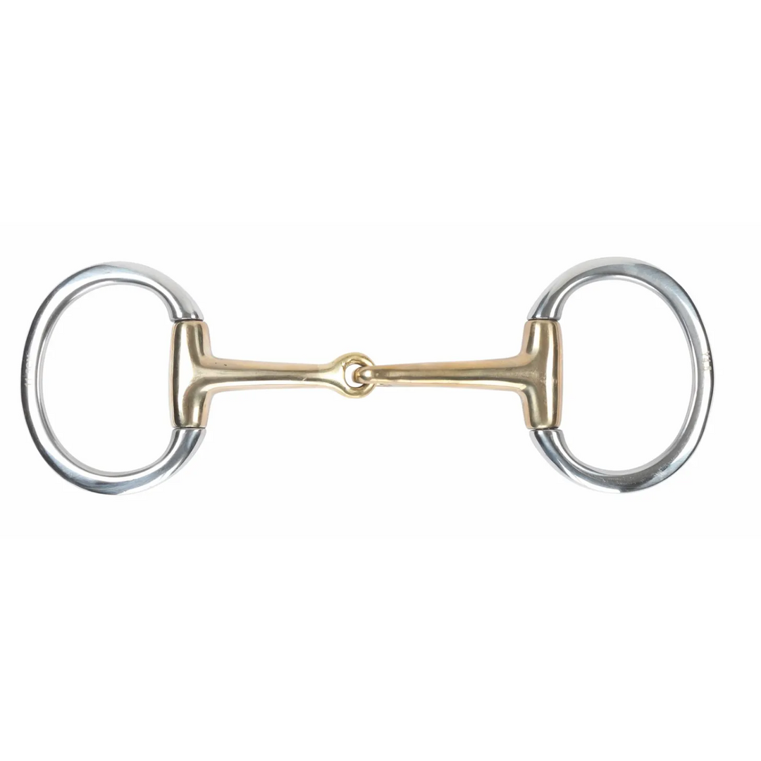 Shires Flat Ring Egg Butt Snaffle Bit