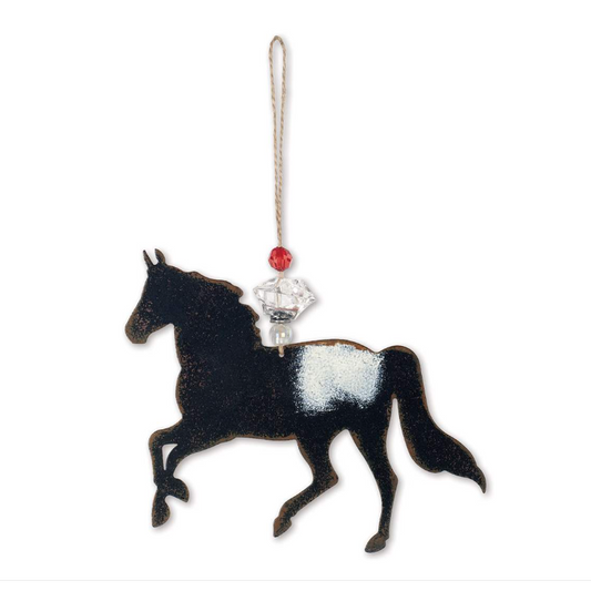 Edenborough Black Horse Ornament