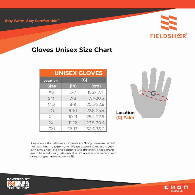 **FieldSheer Unisex Squall Heated Gloves - Black