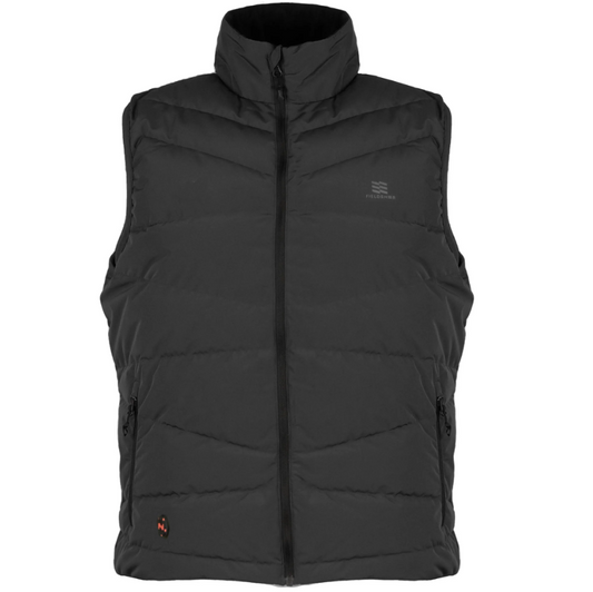 **Fieldsheer Men's Crest Heated Down Vest - Black