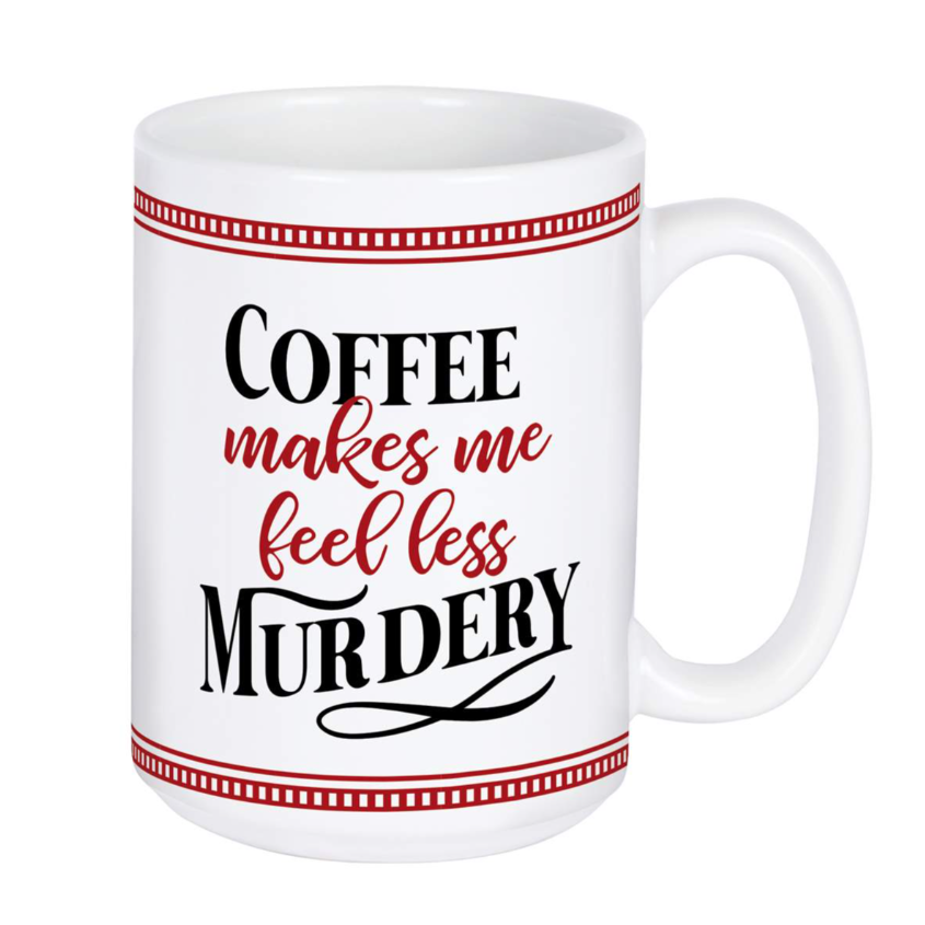Edenborough Murdery Mug - White/Red