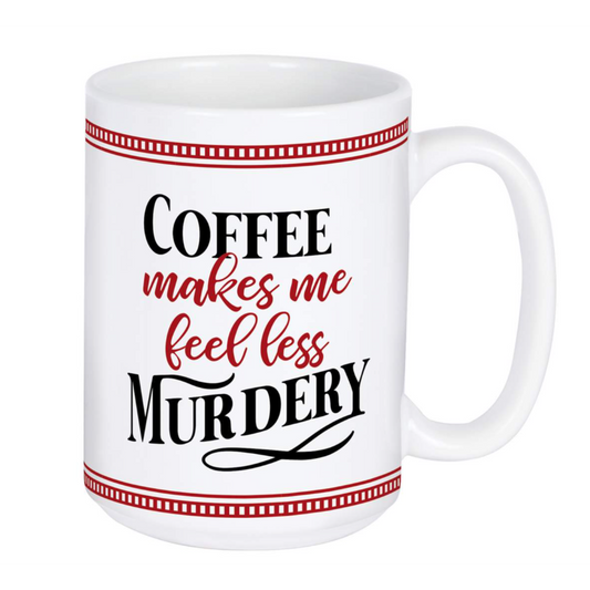 Edenborough Murdery Mug - White/Red