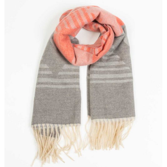Edenborough Winter Scarf - Aztec Red