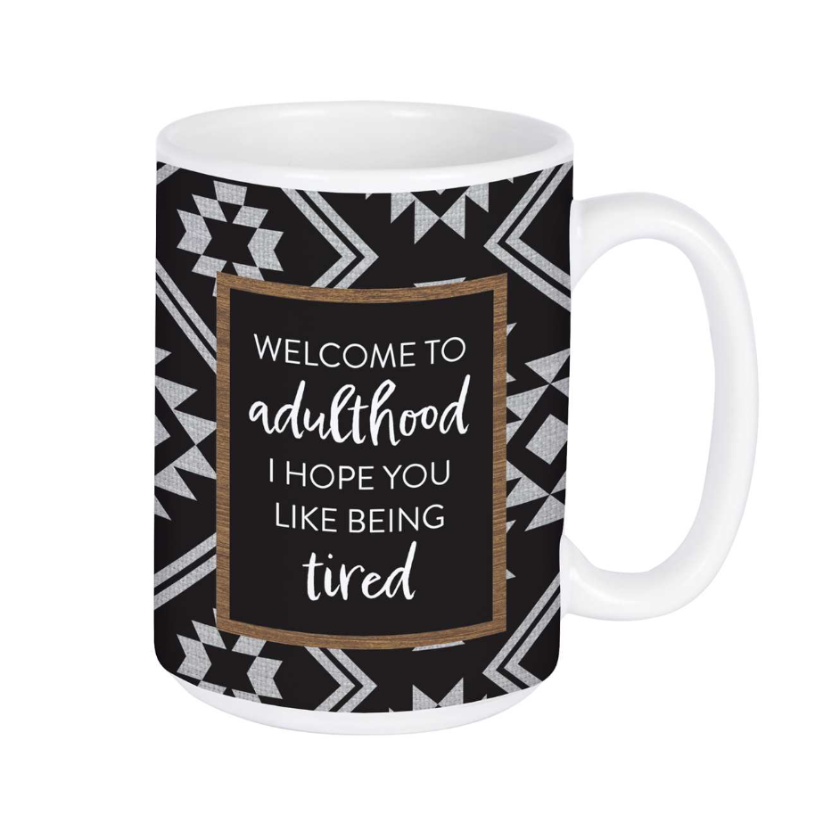 Edenborough Welcome to Adulthood Boxed Mug - 15oz