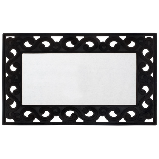 Edenborough Welcome Mat Border for Mini Mat - Black