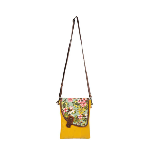 Edenborough Crossbody Small Yellow/Floral
