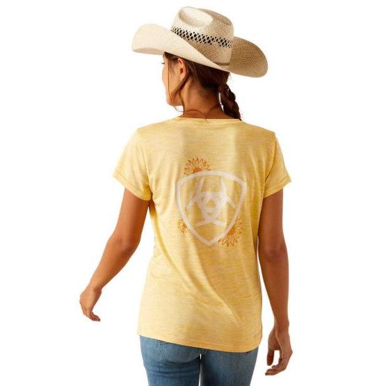 Ariat Women's Laguna Logo Short Sleeve T-Shirt - Jojoba