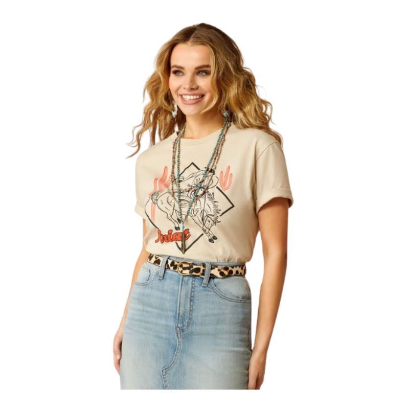 Ariat Women's Desert Bronc T-Shirt - Natural