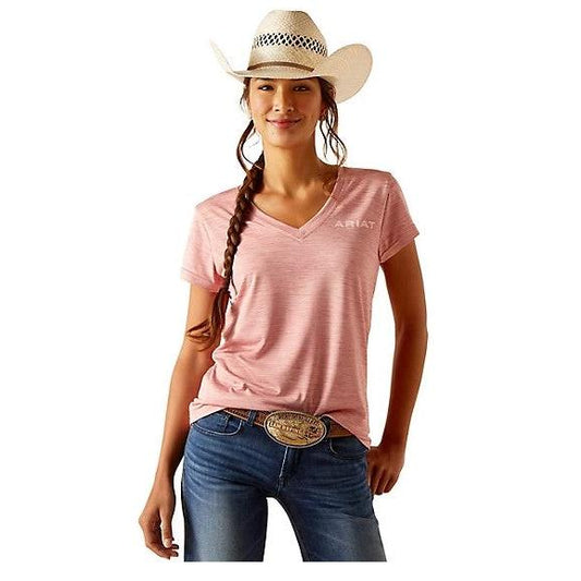 Ariat Women's Laguna Logo Short Sleeve T-Shirt - Dusty Rose